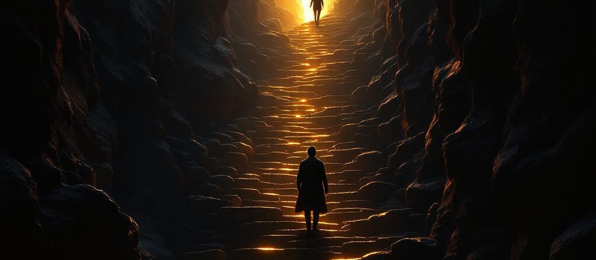 How to move forward after a setback — person looking ahead on a path after difficulty
